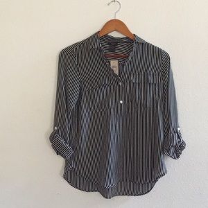 NWT striped button down shirt